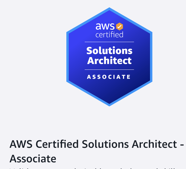 AWS Solutions Architect - Associate